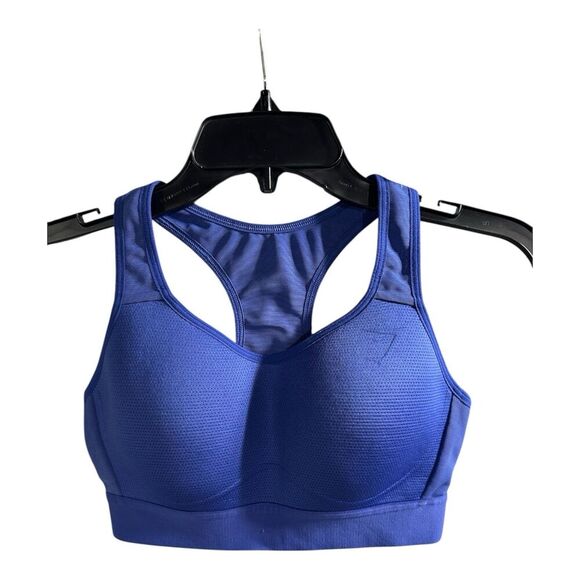 Gymshark Womens Lightweight Sports Bra High Support Size Small Blue Gym Training - Picture 1 of 5